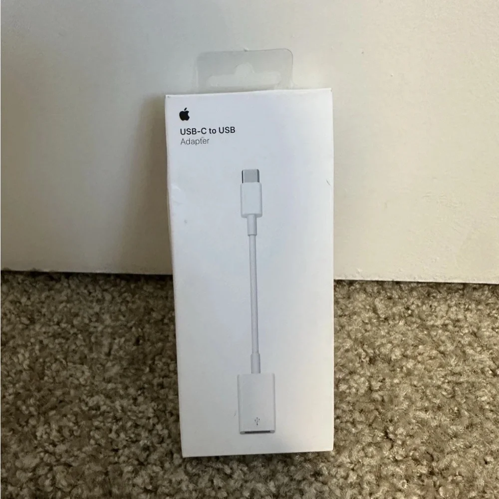 Original Apple USB-C to USB Adapter for MacBook/iPad MJ1M2AM/A A1632 Open Box